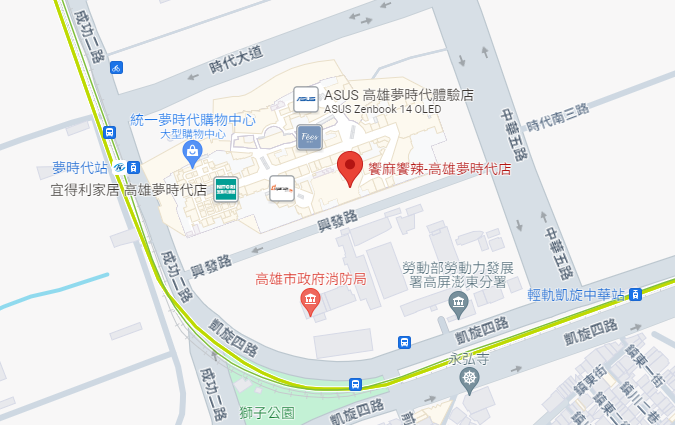 高雄PLUS夢時代店_googlemap